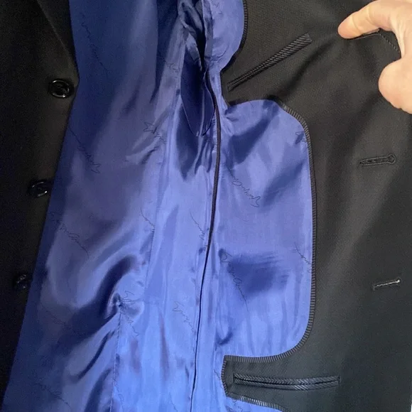 new with tags Giorgio Armani 48 regular men’s jacket 38 EU signature dark blue